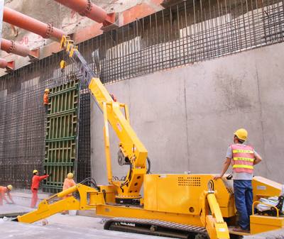 地铁施工使用什么吊车
